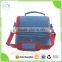 Multifunction custom promotional denim lunch cooler handbag with double layers