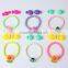 Cute girls bracelet hairgrips set plastic candy flower bangle jewelry set
