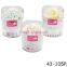 Cotton Bud 100 Pcs Hard PS Can