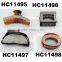 plastic round hair claw plastic hair clips stock wholesale china
