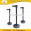 Bank queue line control barrier powder coating retractable barrier post