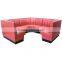 half round fast food restaurant furniture booth seating HDBS410                        
                                                Quality Choice