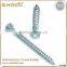 high quality cheap zinc hex head DIN571 wood screw