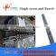 65/132 80/156 Conical Twin Screw and Barrel for Plastic Pipes/PP PE Bottle Extrusion
