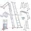 2.6M 3.6M 4.7M aluminum step ladder with EN 131 GS approval