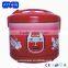 Red color stainless steel rice cooker and warmer