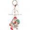 Lover Romantic Creative Birthday Date Xmas Gift Metal Crystal Christmas Tree Keychain/keyrings Promotional