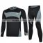 2015 new design Grey Fleeces china custom men workout heated thermal underwear set KCY017