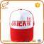 Promotional lightweight red printing logo running caps mesh trucker hat