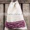 Drawstring Linen Bag With Lace