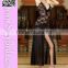 Sex lingerie transparent womens sleepwear long black gowns                        
                                                Quality Choice