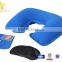 inflatable neck pillow with bag travel kit