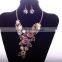 >>>2016 New Arrival European Style Collar Vintage Acessories Charm Flower Necklace Earring Classical Jewelry Sets/