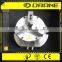 Through-hole hydraulic 3 jaw vertical oil operated lathe chuck used for cnc machine