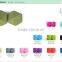 multicolor hexagon silicone teething beads necklace for baby teether TN080