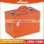Hot Sale New PVC ODM Orange Rolling Makeup Case