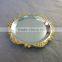 serving round trays gold plated tray for bar hotel household Elegance OEM Round metal Tray