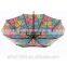 Automatic design light frame promotion custom 3 foldable umbrella