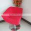 TDCF-1-2 QVB JIANDE TONGDA Stainless Steel Frame Red Fabric Leisure Chair