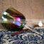 plated titanium seven color quartz crystal singing handle bowl with any musical note and octave