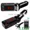 Portable Dual USB Auto Car Kit Wireless Bluetooth Hands Free Calling MP3 Player FM Transmitter Modulator+Car Charger
