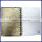 A4 hardcover double wire elastic band notebook