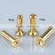 4mm 5mm Low Profile Male Banana Plug Plated 7U Gold