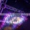 DC12V led meteor shower lighting 3d vertical tube