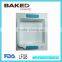 carbon steel square rectangular roast baking pan with silicone handle