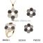 Fashion Wholesale Necklace Charms 18K Gold Or 925 Sterling Silver Plated Brass Jewelry Sets