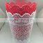 Hollow out mini plastic garbage bin garbage trash bin