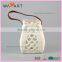 Cute White Ceramic Owl Candle Holder