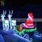 LED Acrylic Reindeer Sleigh
