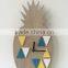 lovely pineapple shape wholesale wooden wall clock