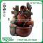 indoor polyresin natural birds water fountain tabletop waterfall