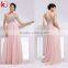 one shoulder heavy beaded ruffle around waist pink maxi evening dress pink feather evening dress 2013