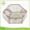 Women's Rustic Bridal Favor wedding ring bearer display case Personalized Memory rectangle square hexagon round hat box flowers