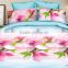 factory wholesale 100% polyester fashion building reactive printed polyester full size 3D bedding set