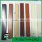 u-shaped edge trim/ customized pvc plastic edge banding antique wood trim