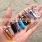 Wholesale natural colorful Point Reiki Chakra Necklace Earrings Pendant