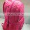 2016 fashion & concise plaid sport backpacks for outdoor activities,fuxia,YX-SP-12