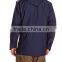 Custom made 50% cotton 50% nylon plain italy M65 Men navy blue hoodie fieded jacket
