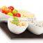 Handle Divided China Kitchen Cheap Food Ceramic Bowl Wholesale