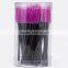 100pcs 3d fiber hair disposable mascara eyelash brush wand