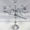 silver candelabra for wedding table and other party