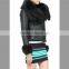 Black 100% lambskin jacket with Tuscany sheep fur collar