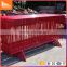 metal barricade/steel crowd control powder galvanized barrier