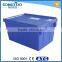 Heavy duty plastic box used for turnover, custom plastic turover box