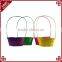 Easter decoration items wholesale cheap colorful felt easter basket