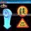 New LED road signs Plastic traffic road signs with picture